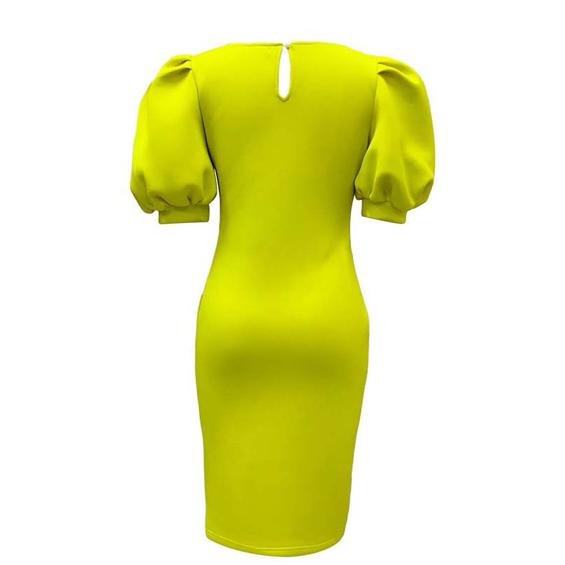 Women's Puff-Sleeve Dress