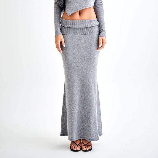 Women's Knit Mermaid Maxi Skirt