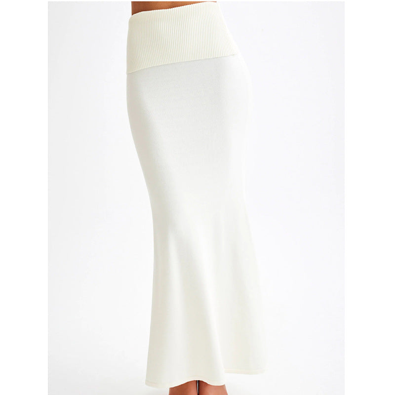 Women's Knit Mermaid Maxi Skirt