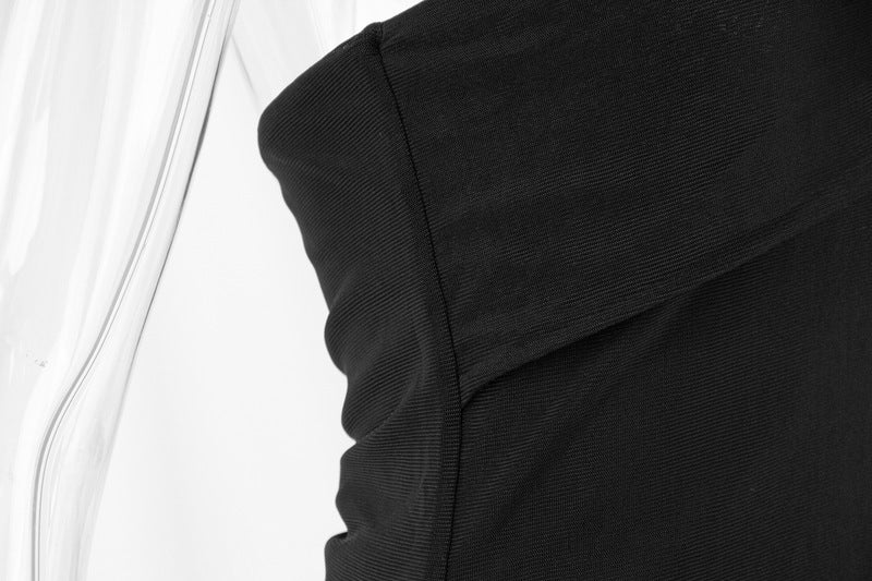 Sexy Tie-Up Bodycon Mini Dress