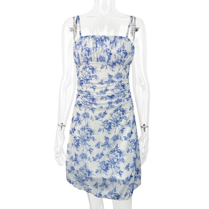 Floral Camisole Waisted Dress