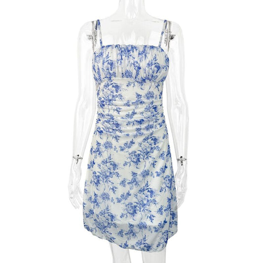Floral Camisole Waisted Dress