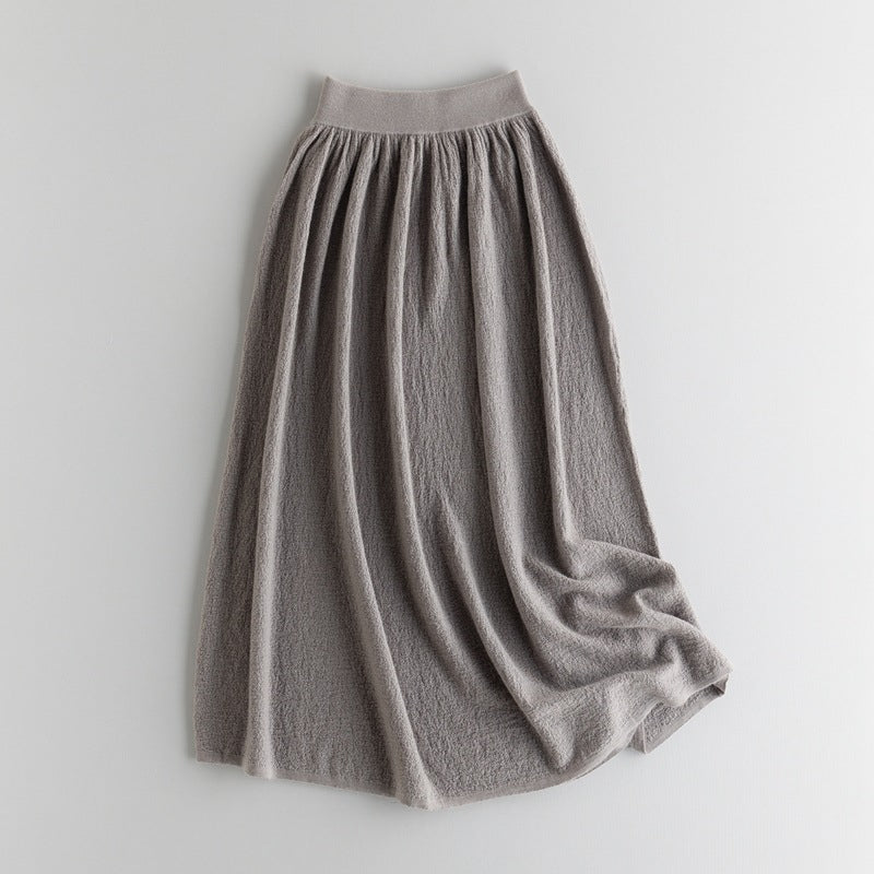 Women's Soft Knit Midi Skirt